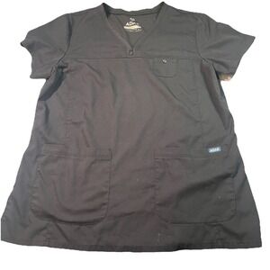 Adar‎ Pro Black Size Large Tailored Fit Style P9400 Scrub Shirt EUC